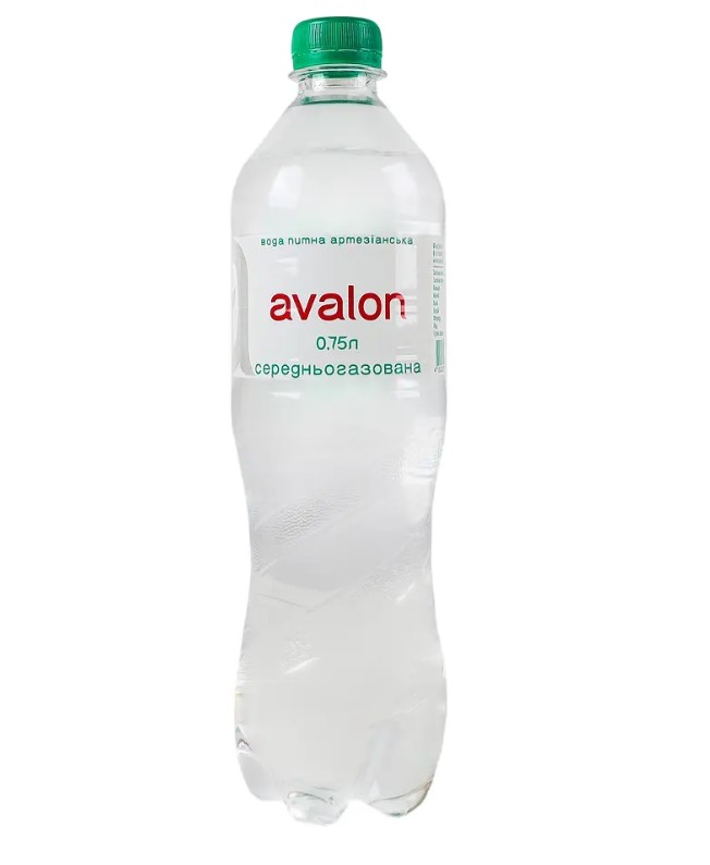 Вода питна середньогазована "Авалон" (Avalon) 0,75л